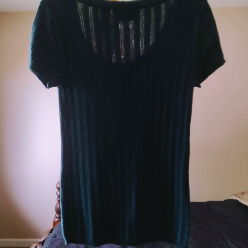 Axcess light sweater in med-dwrk green szM